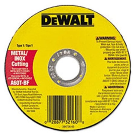 Dwl Dwl DW8062 High-Performance Metal-Cutting Wheels; Type 1 DW8062